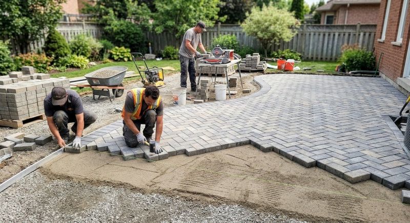 Concrete Pavers Installation in Boston, MA