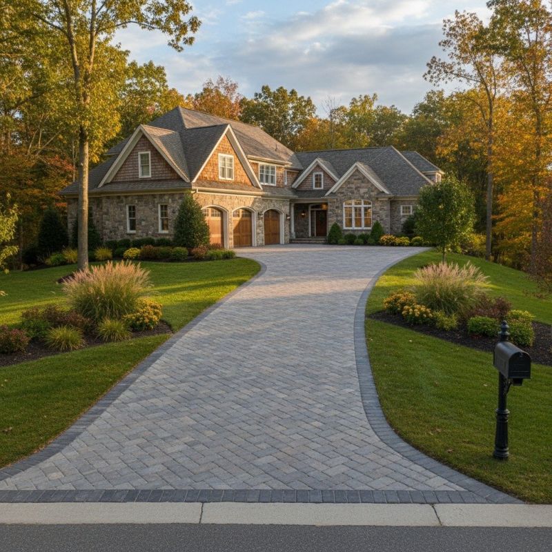 Stone Driveway Construction in Denver County, CO